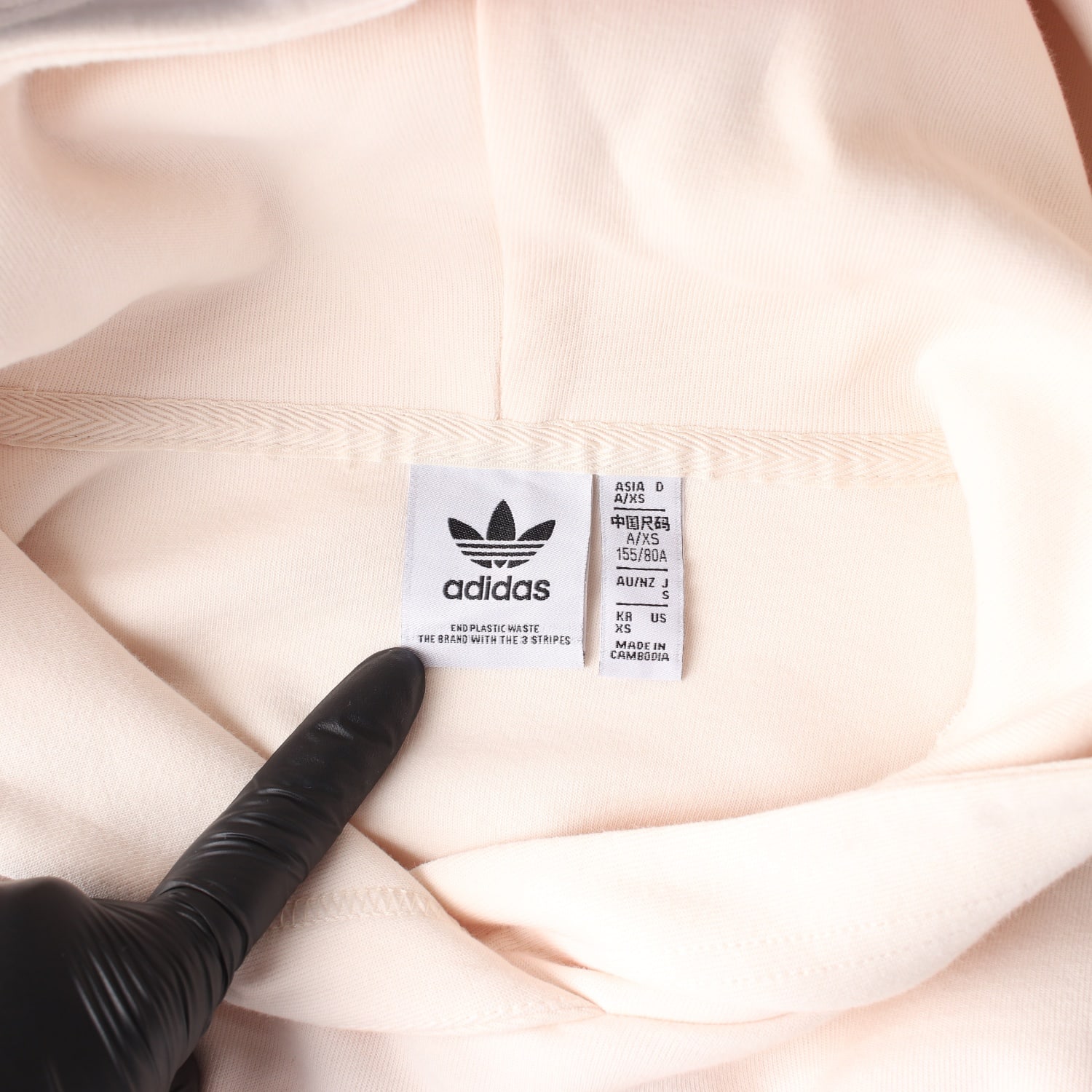 아디다스 22FW 오리지널 슈퍼스타 크롭 후디 후드티 이미지 3