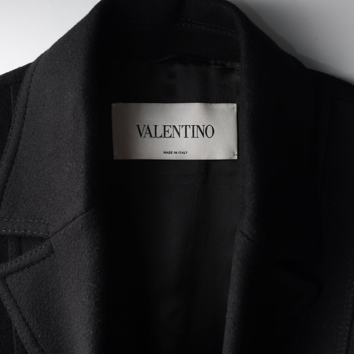 발렌티노 21FW 로고 벨트 울 캐시미어 100% 롱 코트 상세 이미지 3