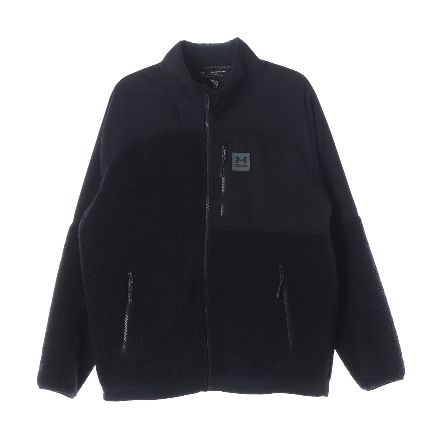 언더 아머 22FW UA 미션 풀 집업 플리스 재킷 자켓 블랙 이미지 1