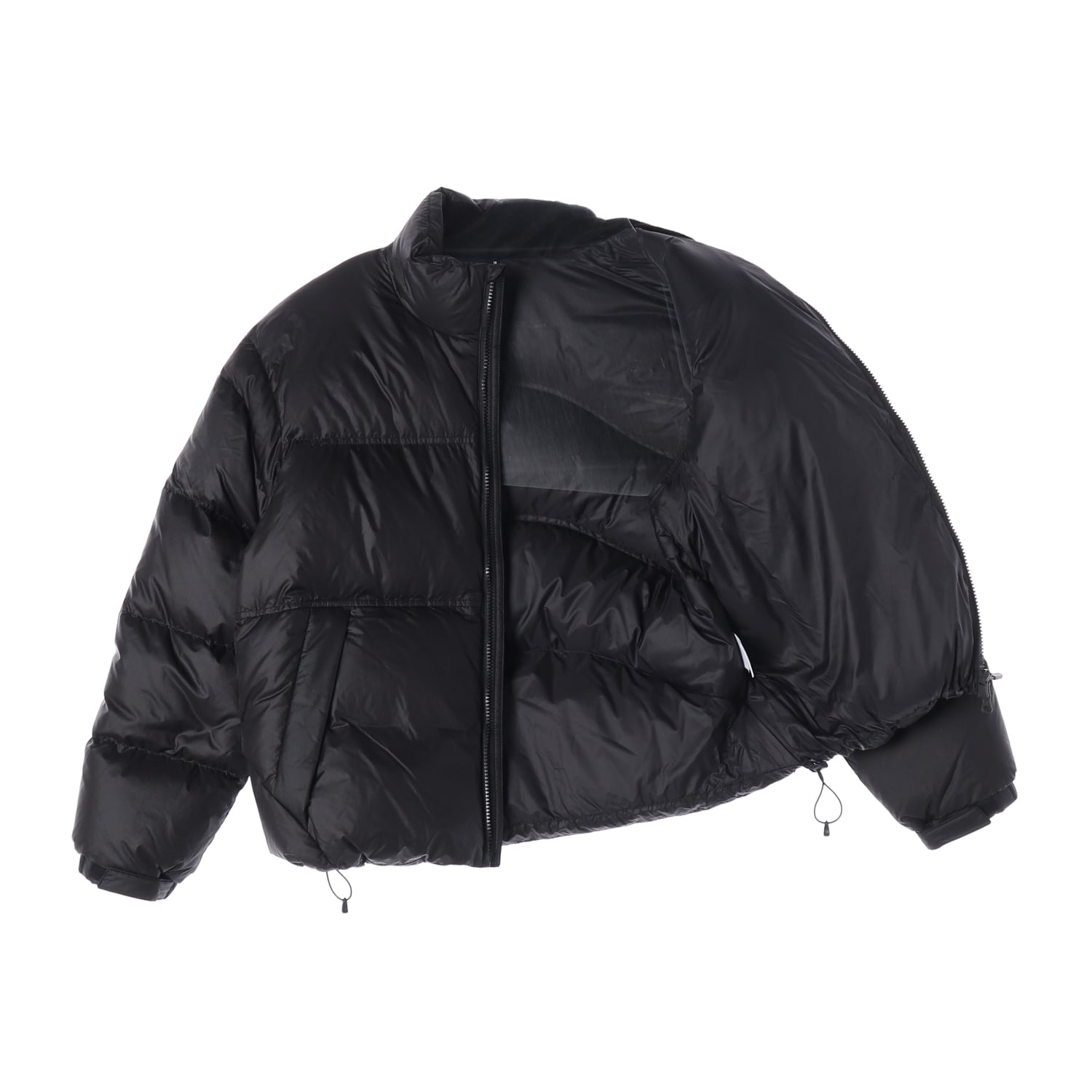 살로몬 24FW 우먼스 컨투어 크롭 다운 그레이 구스 다운 숏 패딩 이미지 2