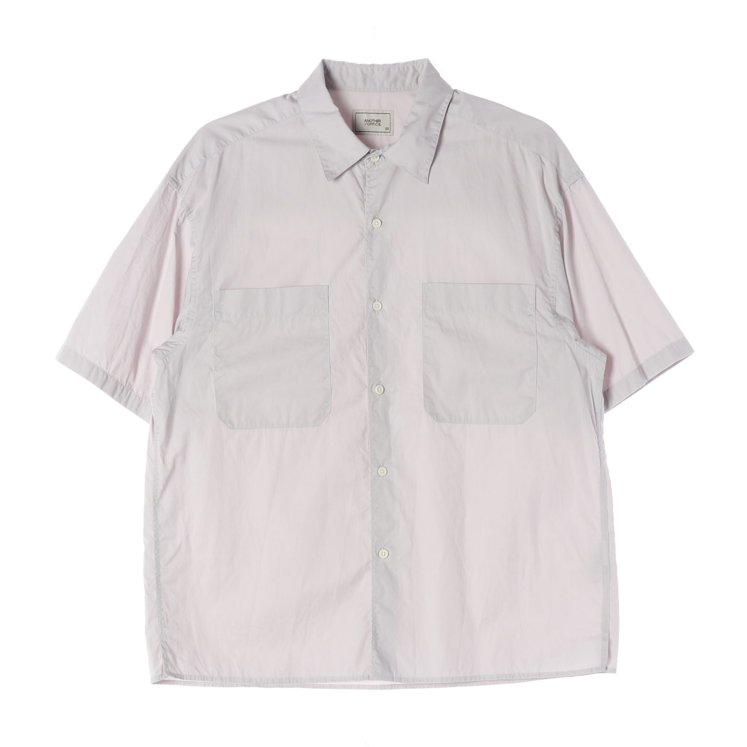 어나더 오피스 Writer Shirt 라이터 반팔 셔츠 도브 그레이 이미지 1
