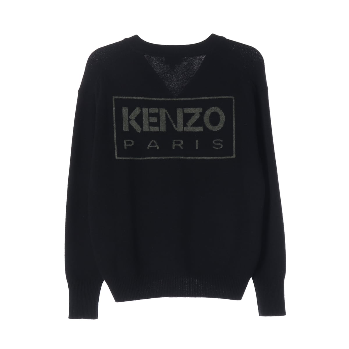 겐조 22FW 보크 플라워 스몰 로고 울 100% 가디건 블랙 상세 이미지 2