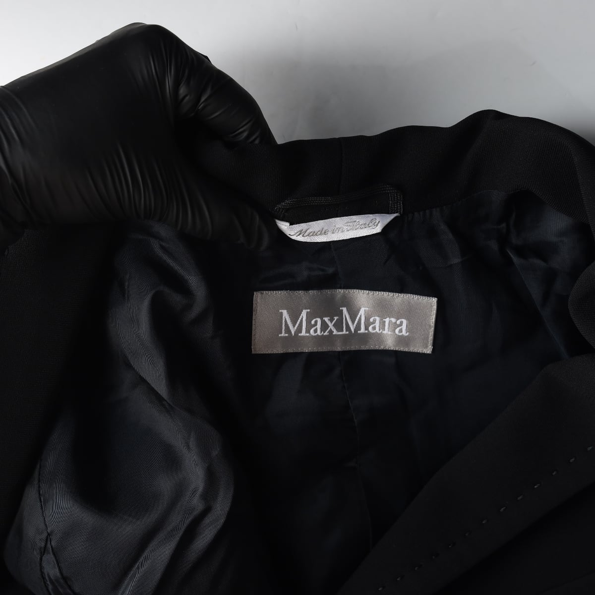 막스마라 숄카라 스퀘어 버튼 크롭 블레이저 볼레로 재킷 상세 이미지 3