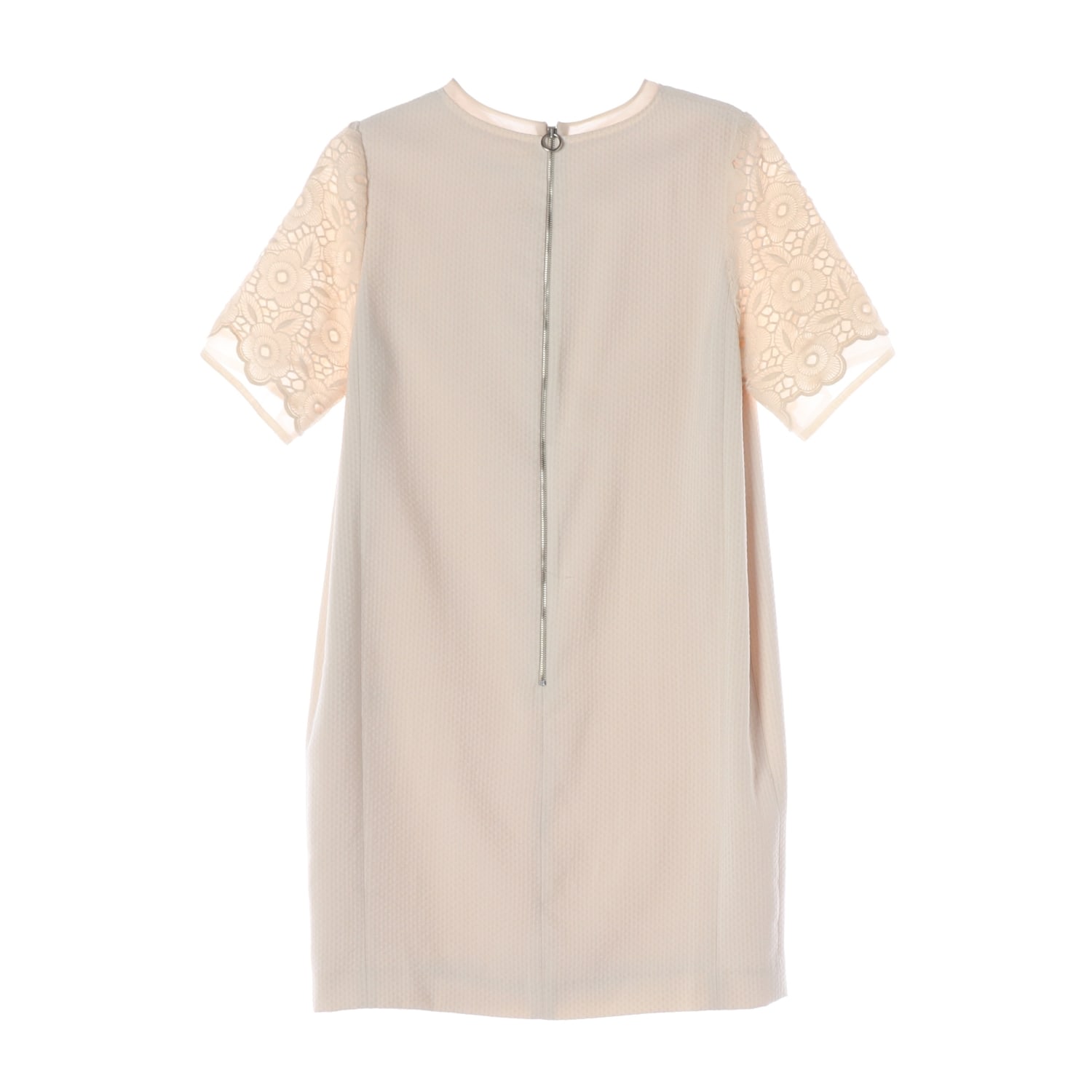에스제이에스제이 레이스 자수 소매 원피스 이미지 2