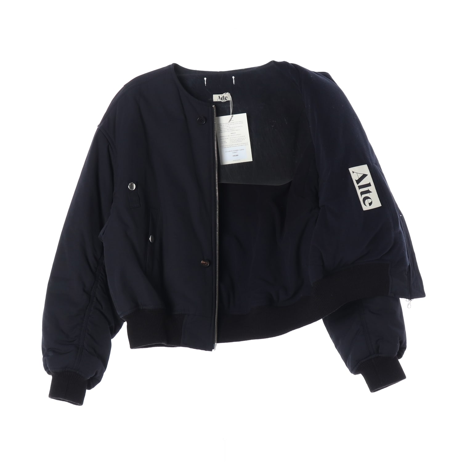 (새상품) 알테 Alte 23FW 카라리스 마원 점퍼 2WAY 집업 봄버 재킷 이미지 2