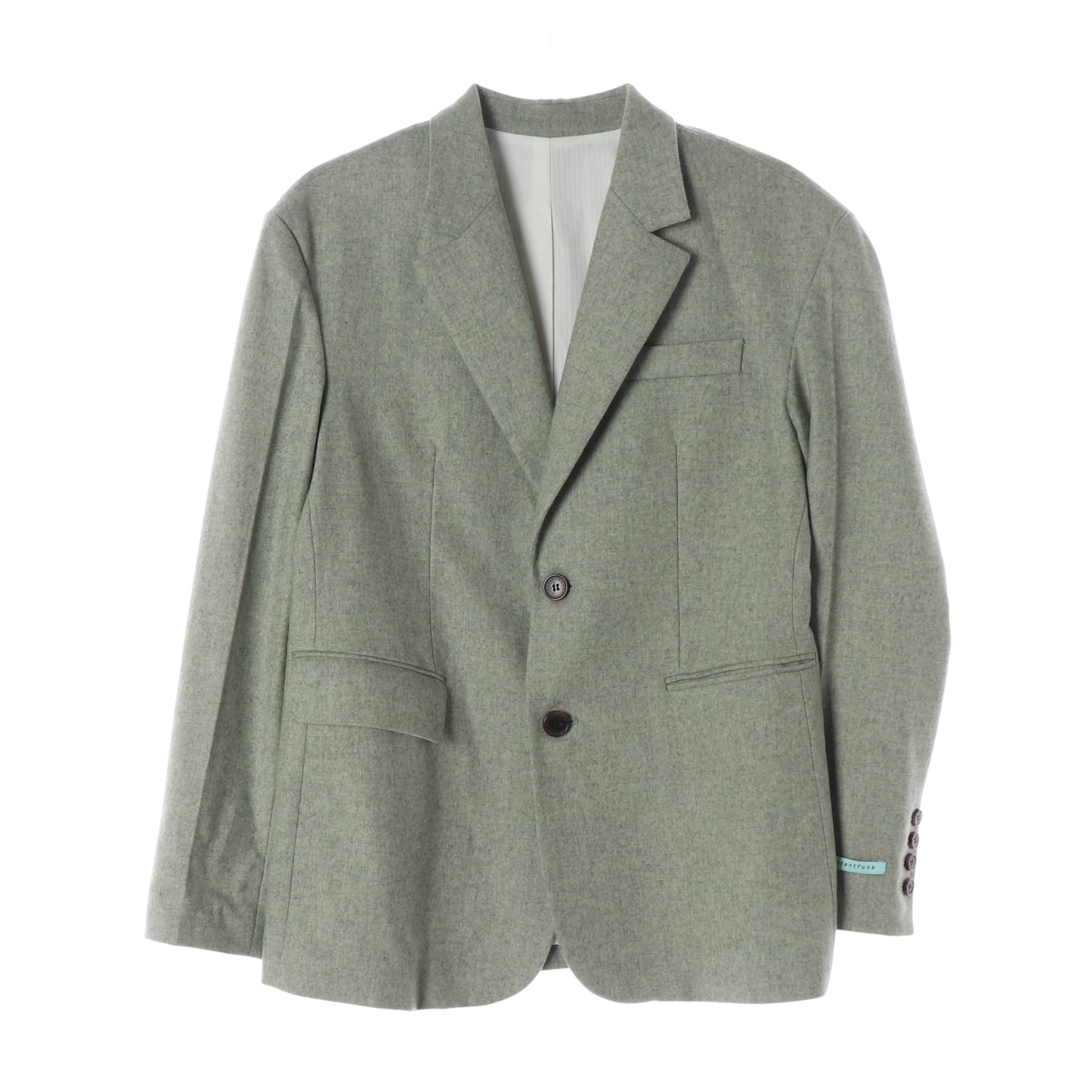 인스턴트펑크 21FW 울 블렌드 블레이저 재킷 라이트그린 이미지 1