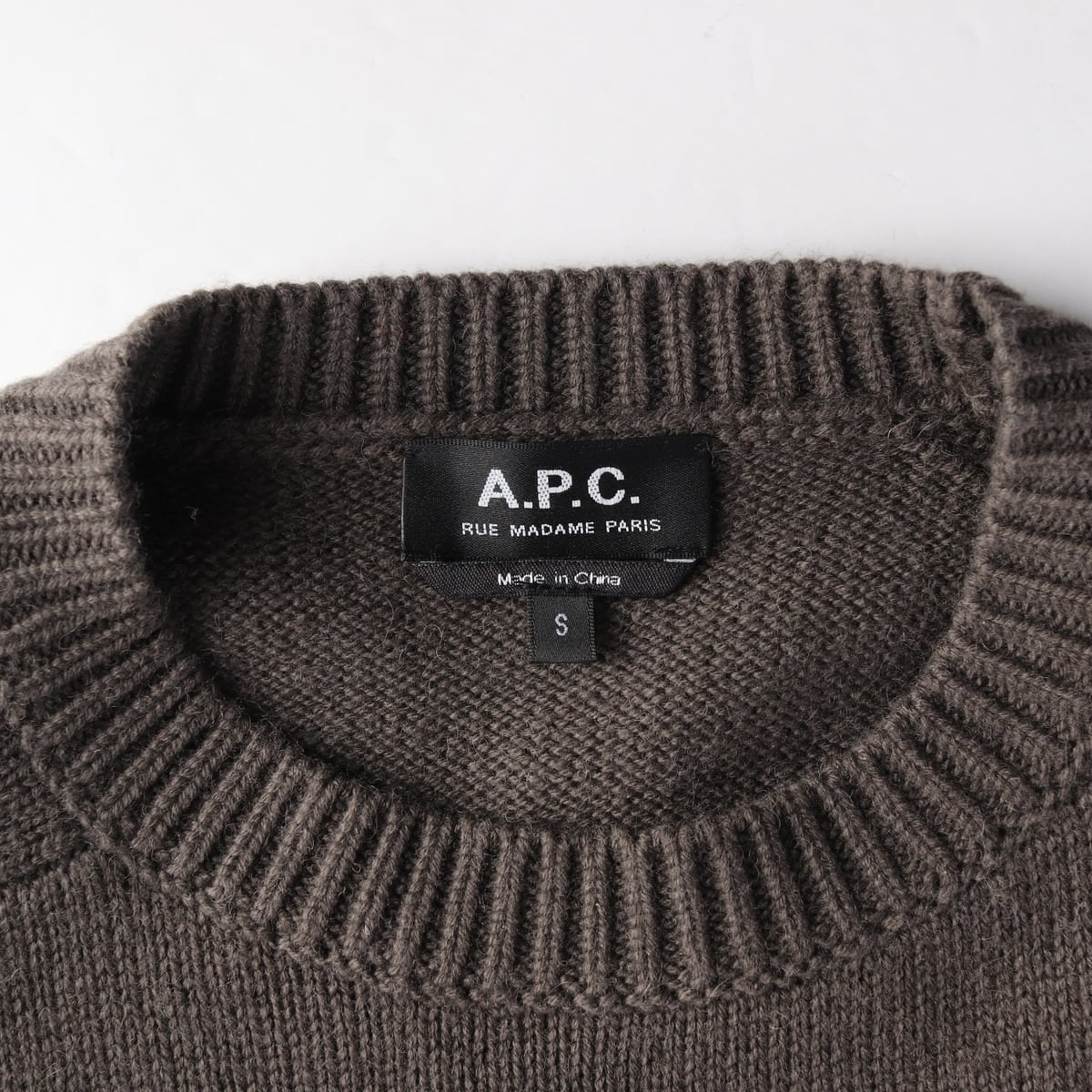 아페쎄 APC 메리노 울 야크 블렌드 니트 스웨터 상세 이미지 3
