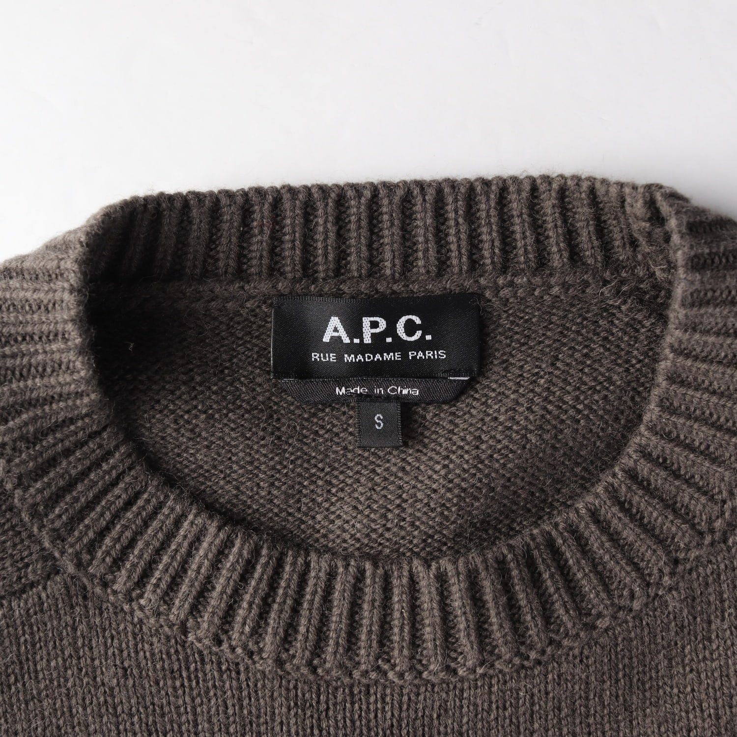 아페쎄 APC 메리노 울 야크 블렌드 니트 스웨터 이미지 3