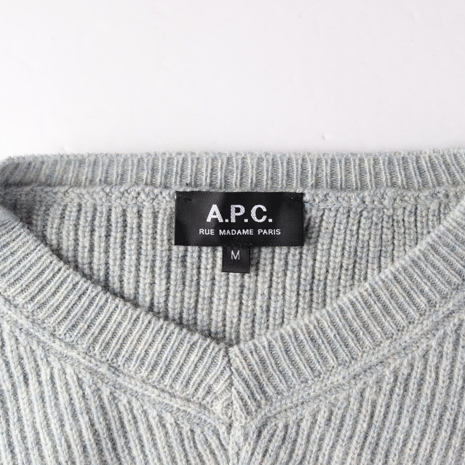 아페쎄 APC 캐멀 낙타 100% 울 니트 스웨터 이미지 3