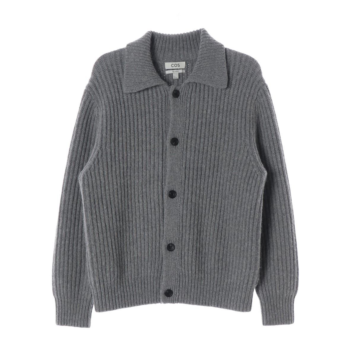 코스 23FW 알파카 울 혼방 가디건 그레이 상세 이미지 1