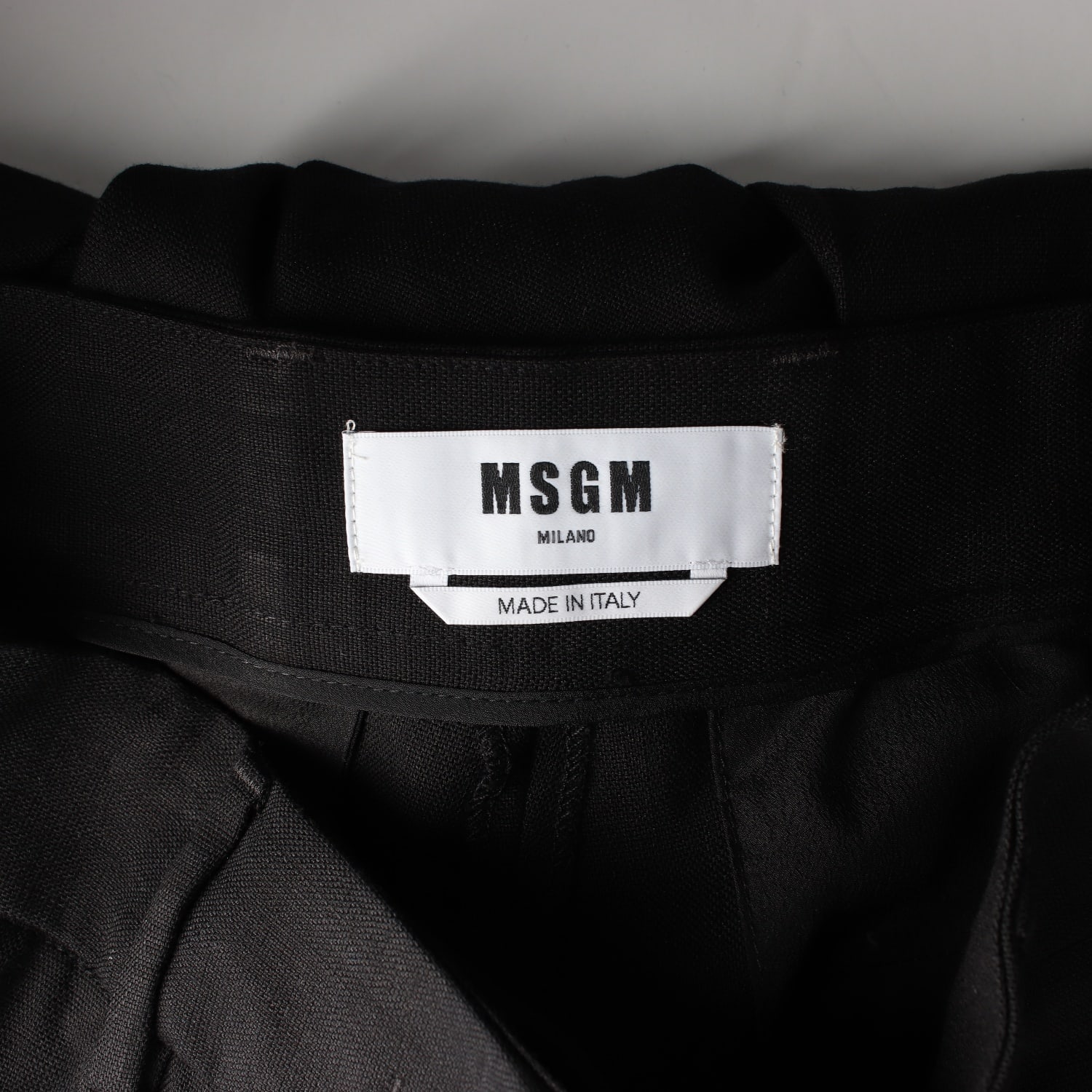 엠에스지엠 MSGM 와이드 스트레이트 슬랙스 차콜 그레이 이미지 3