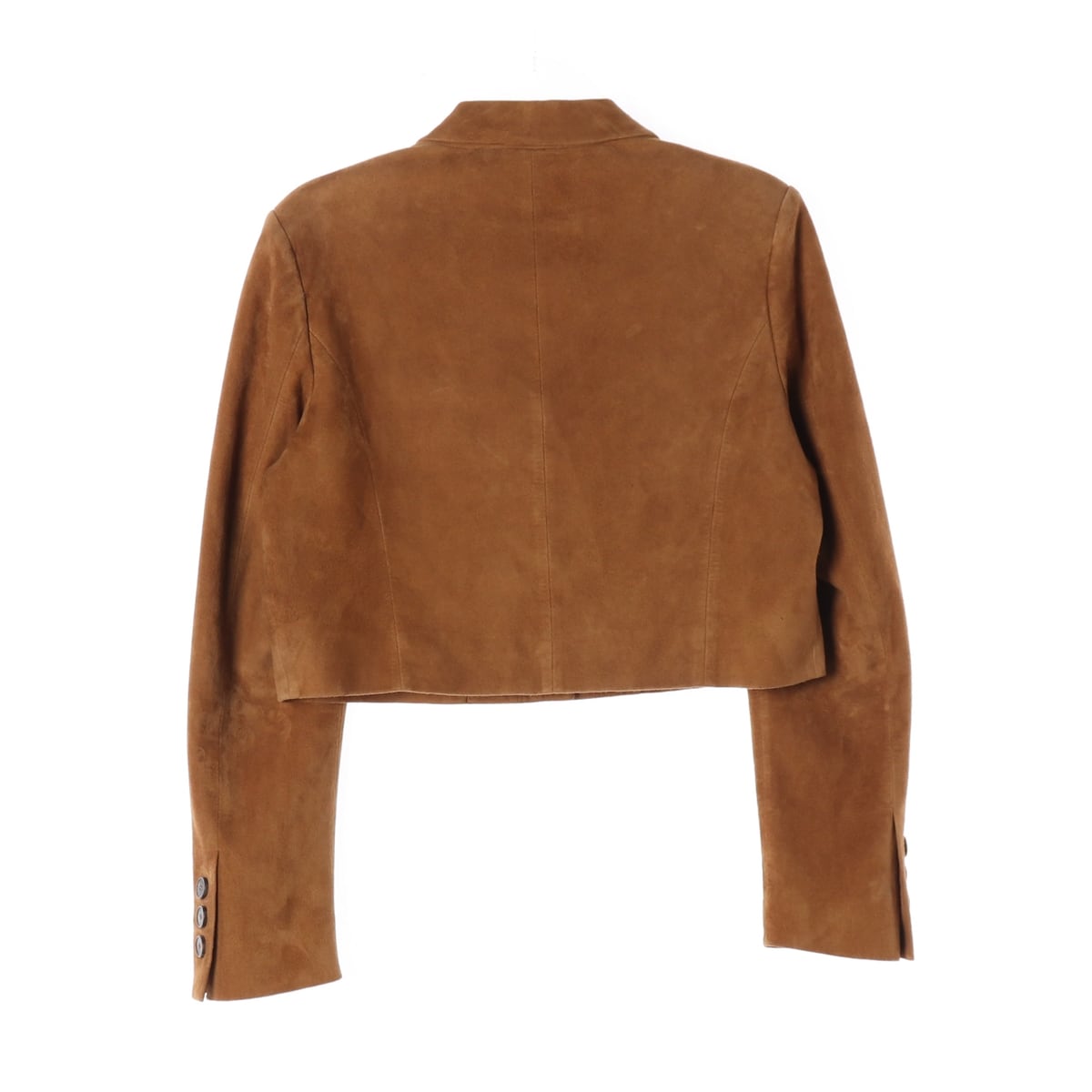 마쥬 21FW 100% 양가죽 크롭 스웨이드 재킷 상세 이미지 2