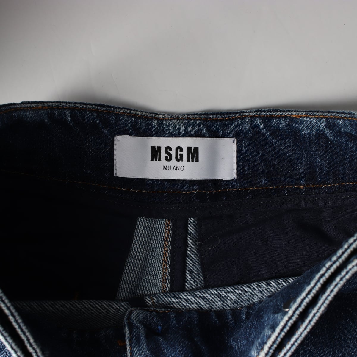 엠에스지엠 MSGM 와이드핏 버튼 데님 팬츠 청바지 상세 이미지 3