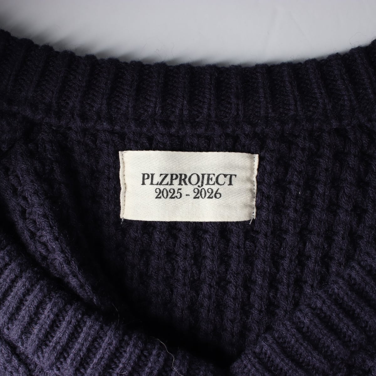 플리즈프로젝트  25FW 케이블 울 니트 스웨터 상세 이미지 3