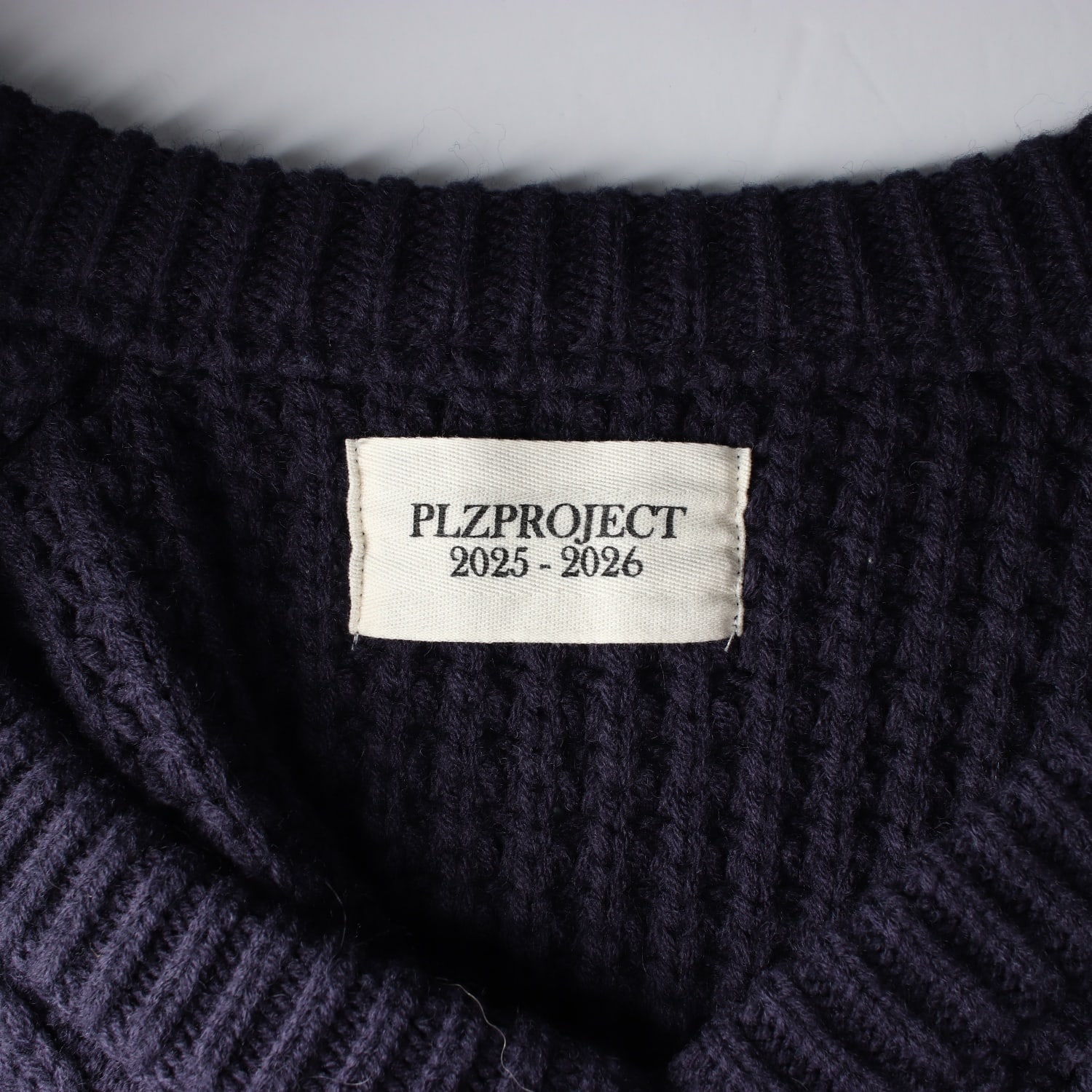 플리즈프로젝트  25FW 케이블 울 니트 스웨터 이미지 3