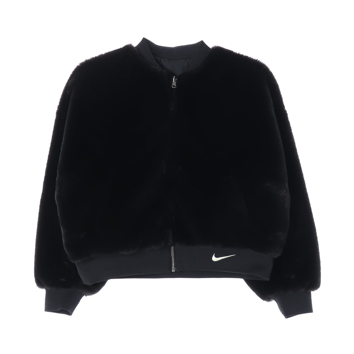 나이키 24FW 리버서블 인조 퍼 봄버 재킷 코트 상세 이미지 1