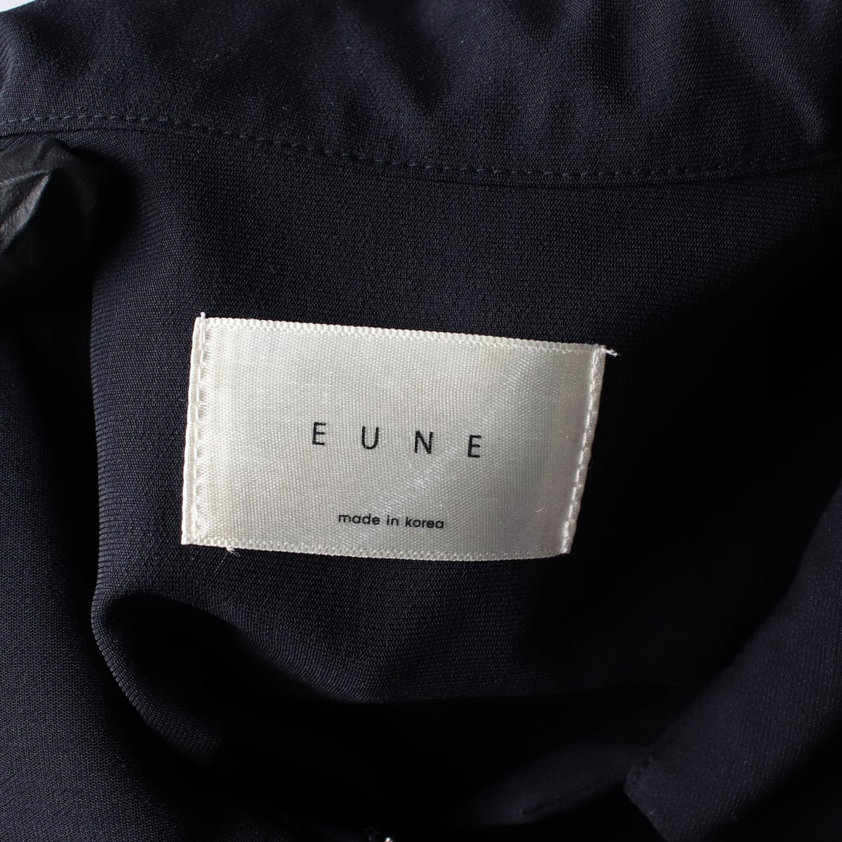 으네 eune 라운드 카라 플레어 롱 원피스 상세 이미지 3