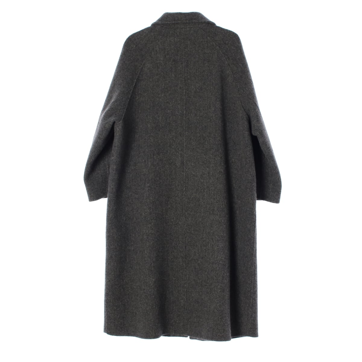 모노크롬 23FW 울 블렌드 롱 코트 차콜 상세 이미지 2