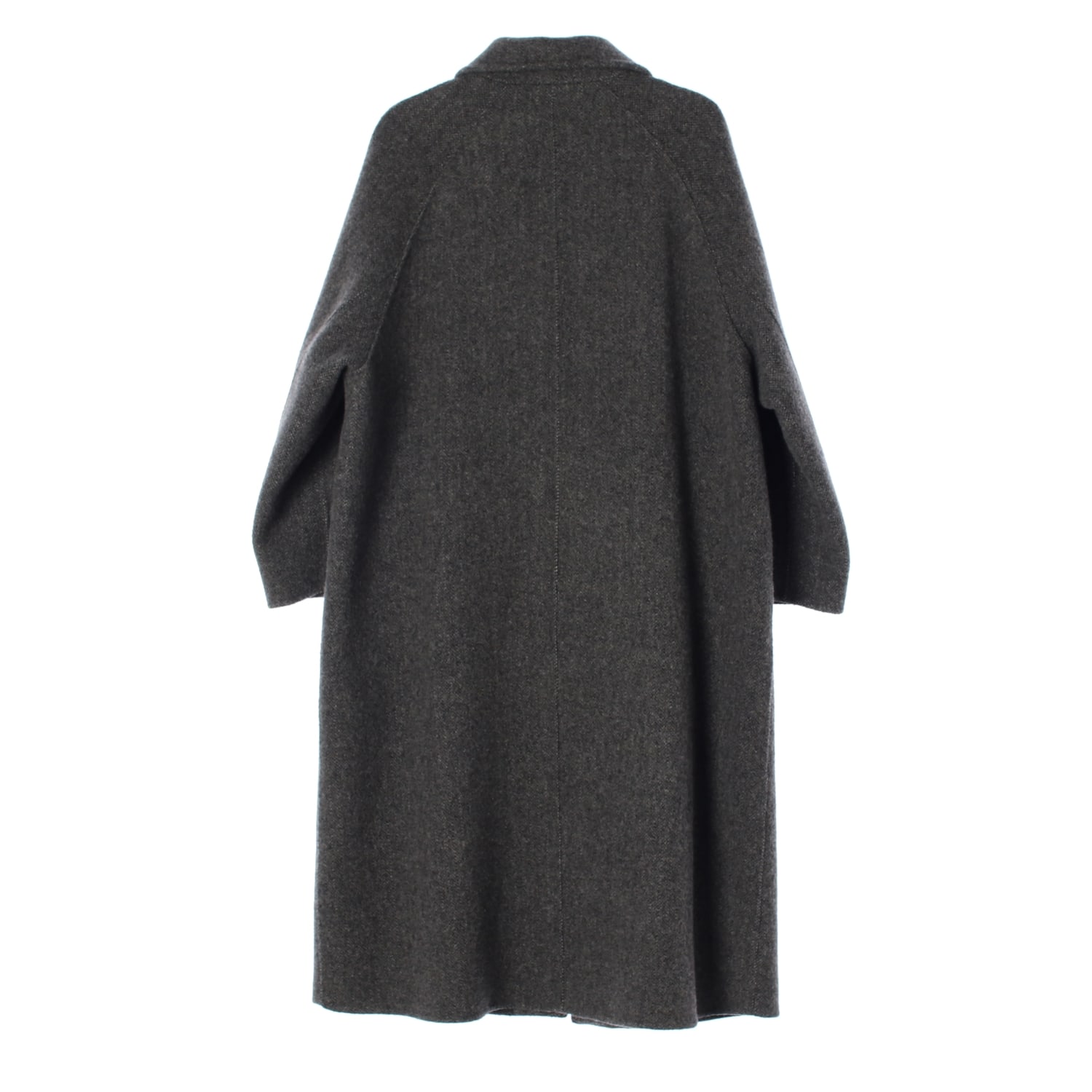 모노크롬 23FW 울 블렌드 롱 코트 차콜 이미지 2
