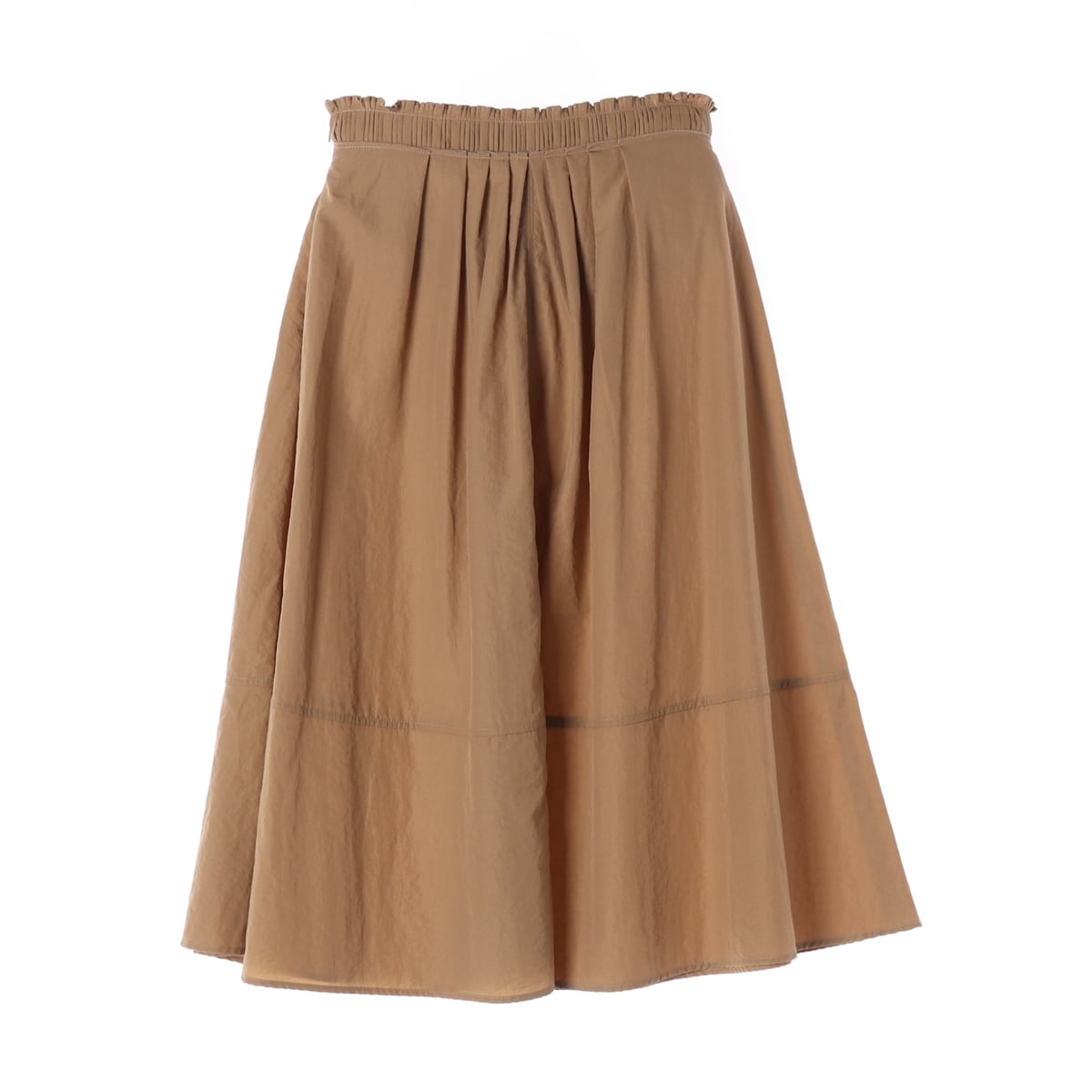 보브 VOV 22SS 나일론 밴딩 롱 스커트 카멜 상세 이미지 2