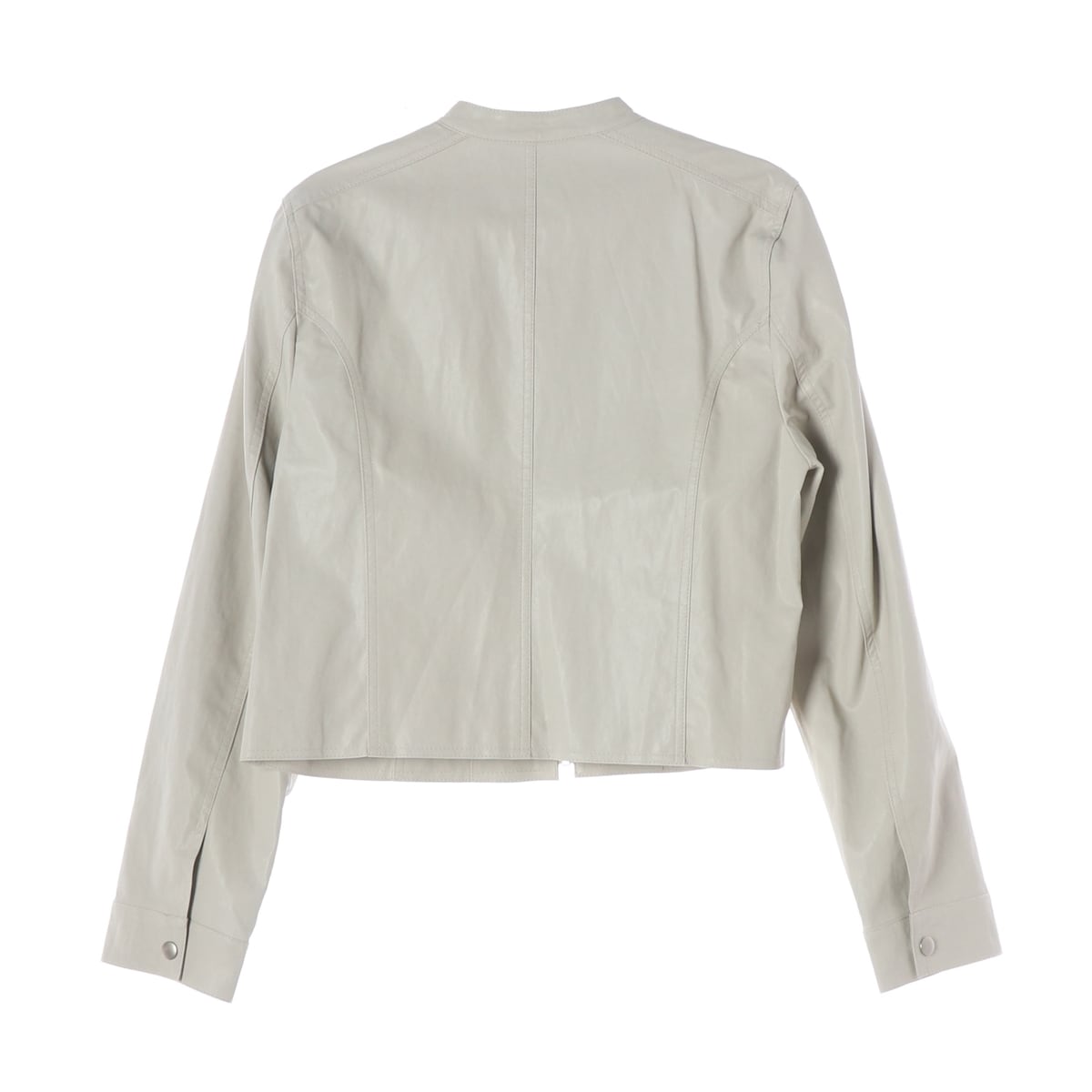(새상품) 르 Le 23FW 메탈릭 레더 재킷 상세 이미지 2