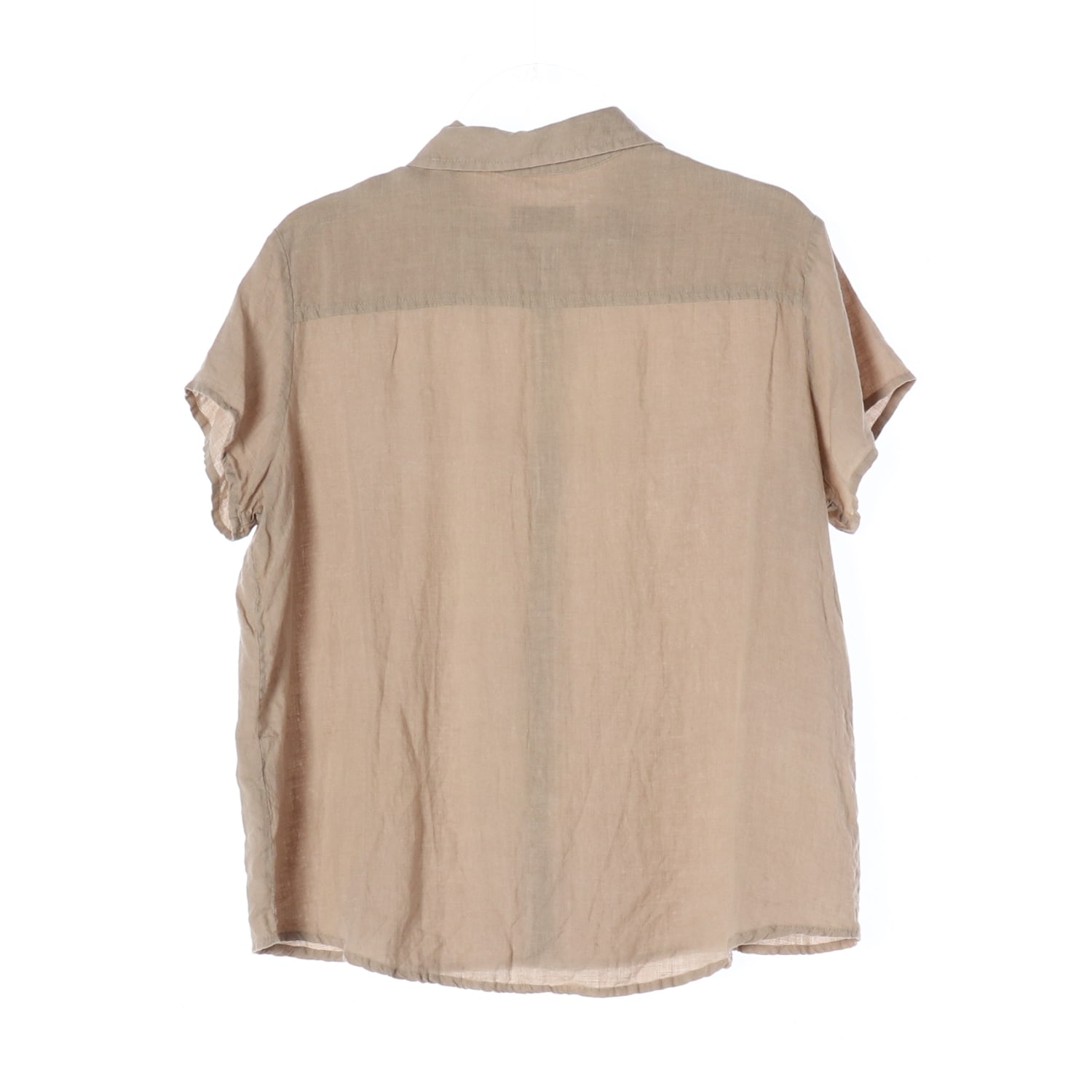 아페쎄 apc 24SS 린넨 100% 반팔 셔츠 베이지 이미지 2