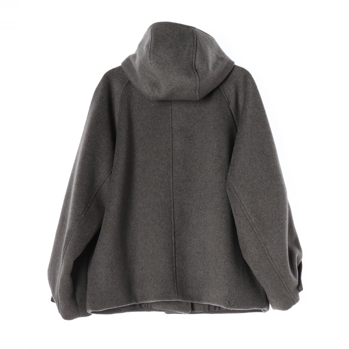 타입서비스 25FW 울 후드 하프 코트 Hooded Half Coat 그레이 상세 이미지 2