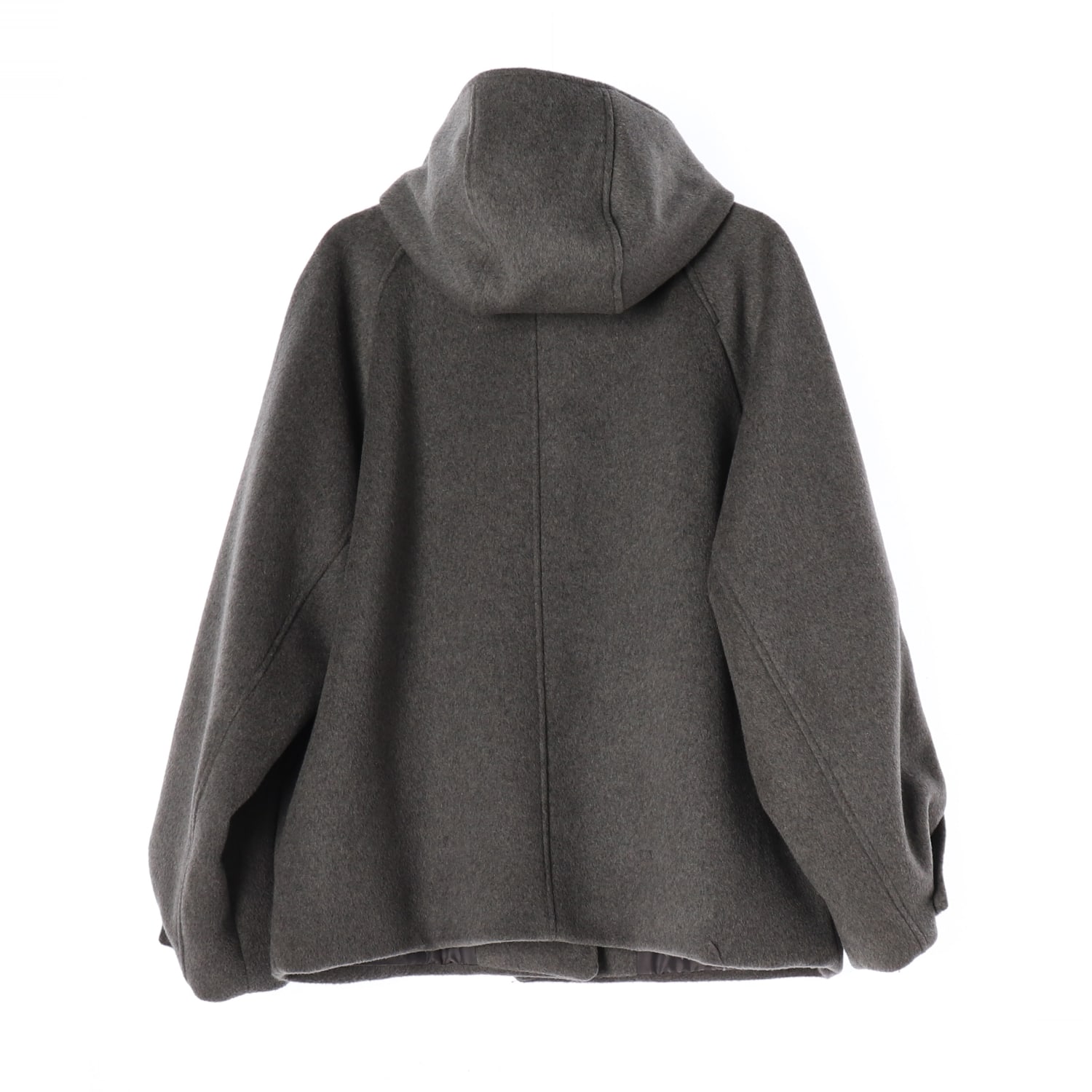 타입서비스 25FW 울 후드 하프 코트 Hooded Half Coat 그레이 이미지 2
