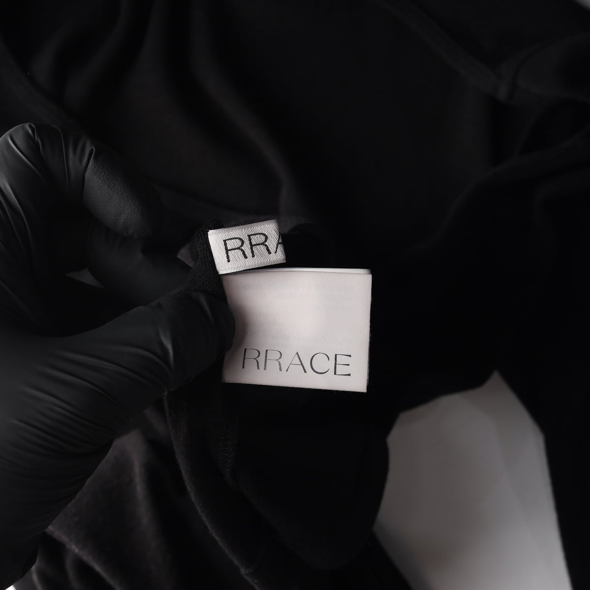 레이스 RRACE U넥 베이직 긴팔 티셔츠 블랙 상세 이미지 3