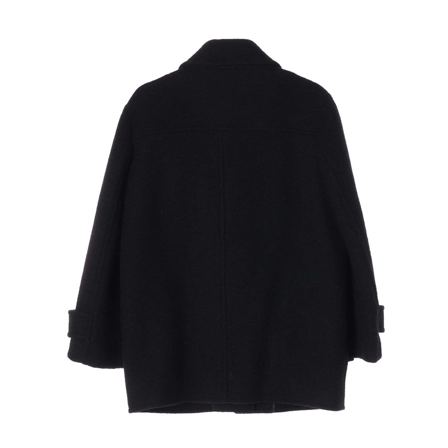 마리떼 프랑소와 저버 22FW 울 블렌드 하프 코트 블랙 이미지 2
