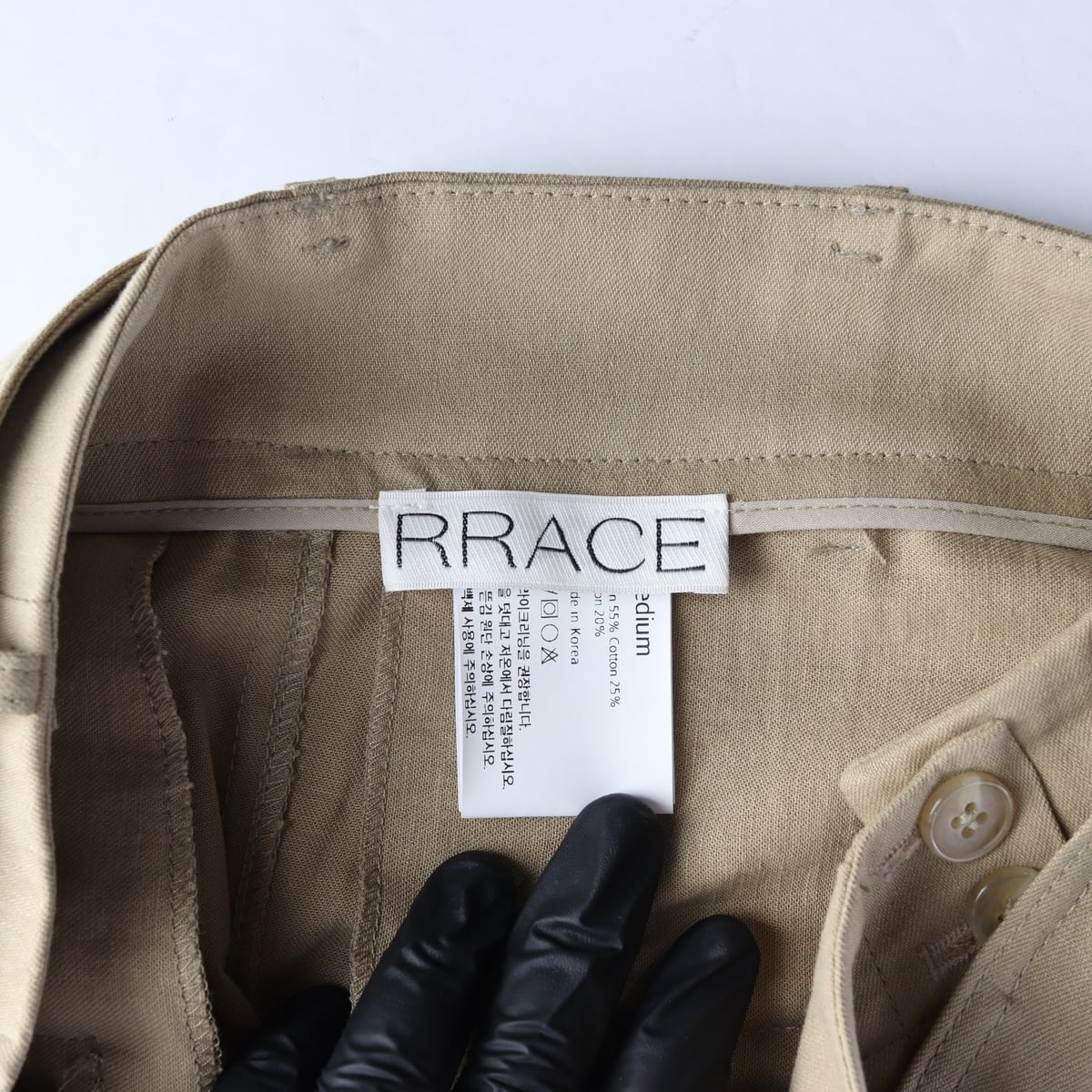 레이스 RRACE 린넨 블렌드 벨티드 롱 스커트 상세 이미지 3