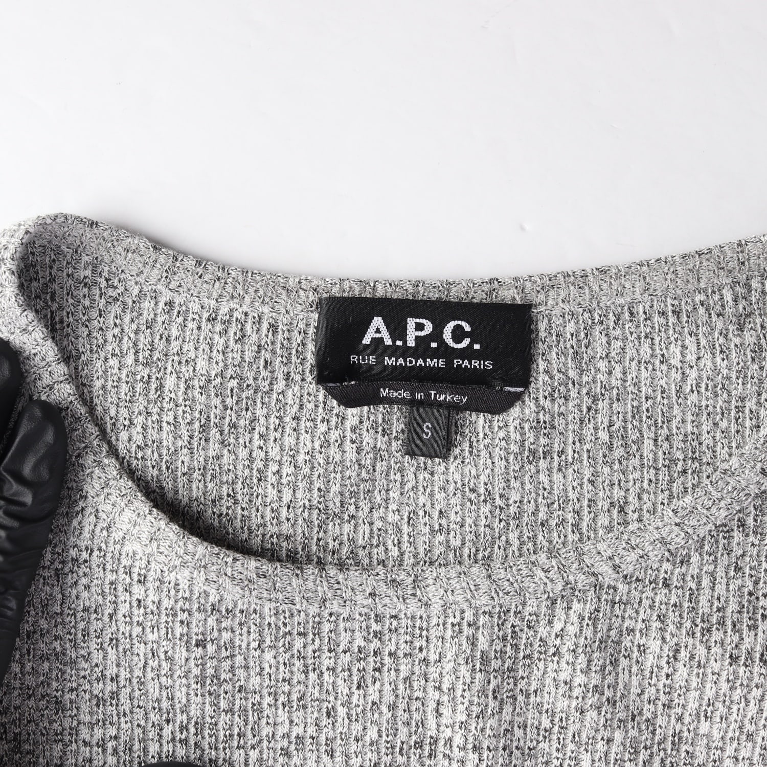 아페쎄 APC 라운드 멜란지 블렌디드 니트 탑  이미지 3