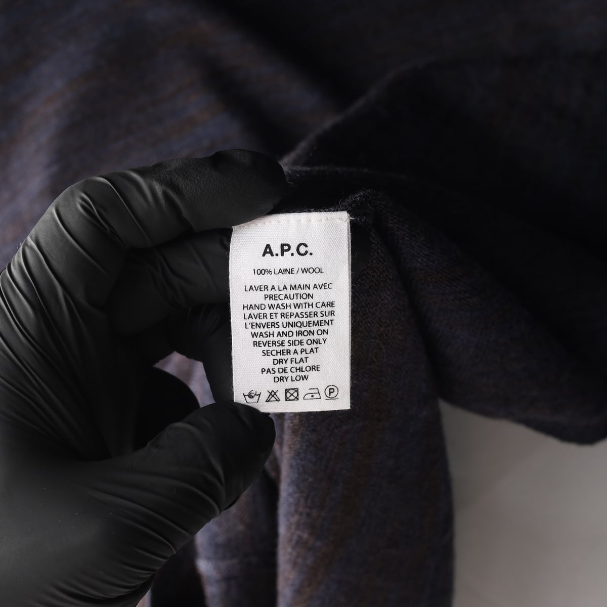 아페쎄 APC 울 하프넥 니트 스웨터 상세 이미지 4