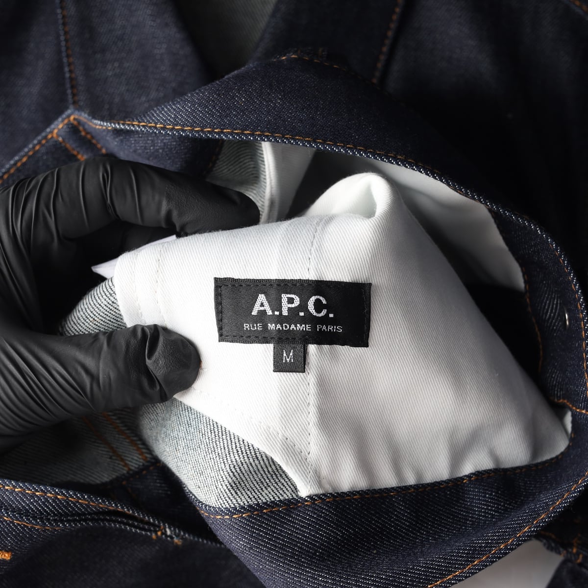 아페쎄 APC 진청 생지 데님 재킷 청자켓 상세 이미지 3