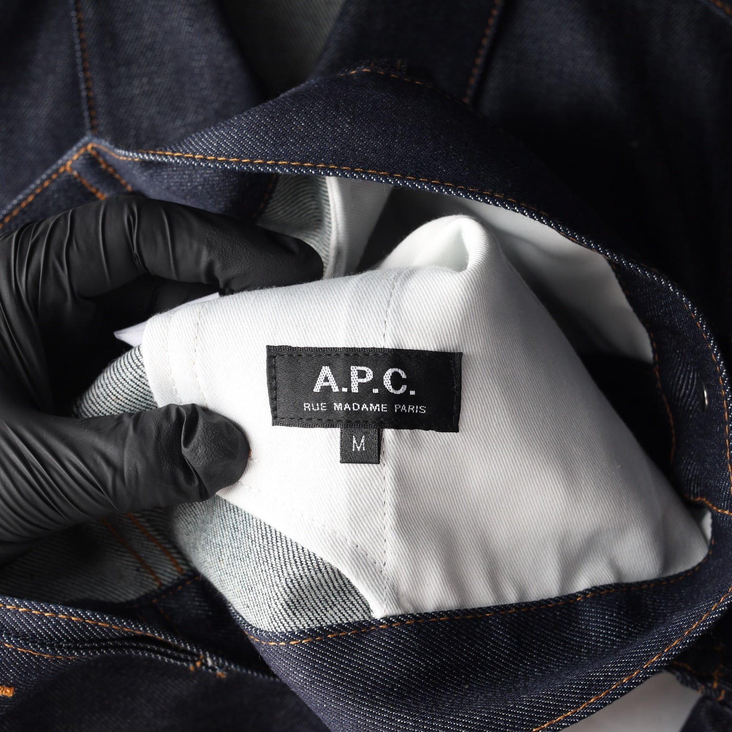 아페쎄 APC 진청 생지 데님 재킷 청자켓 이미지 3