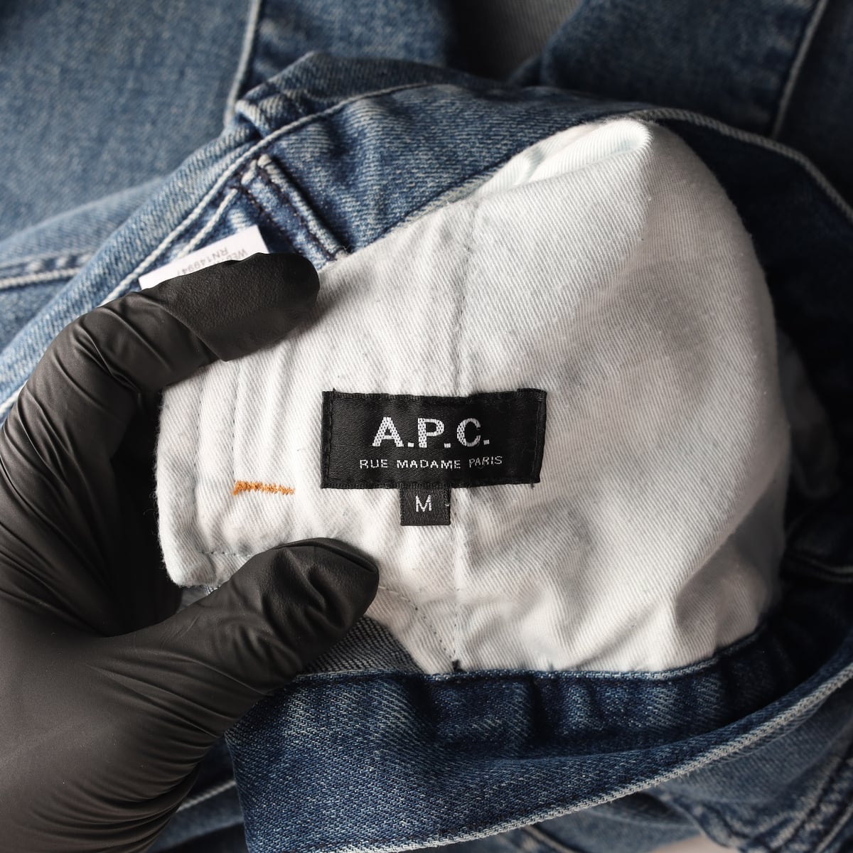아페쎄 APC 중청 청자켓 데님 재킷 상세 이미지 3