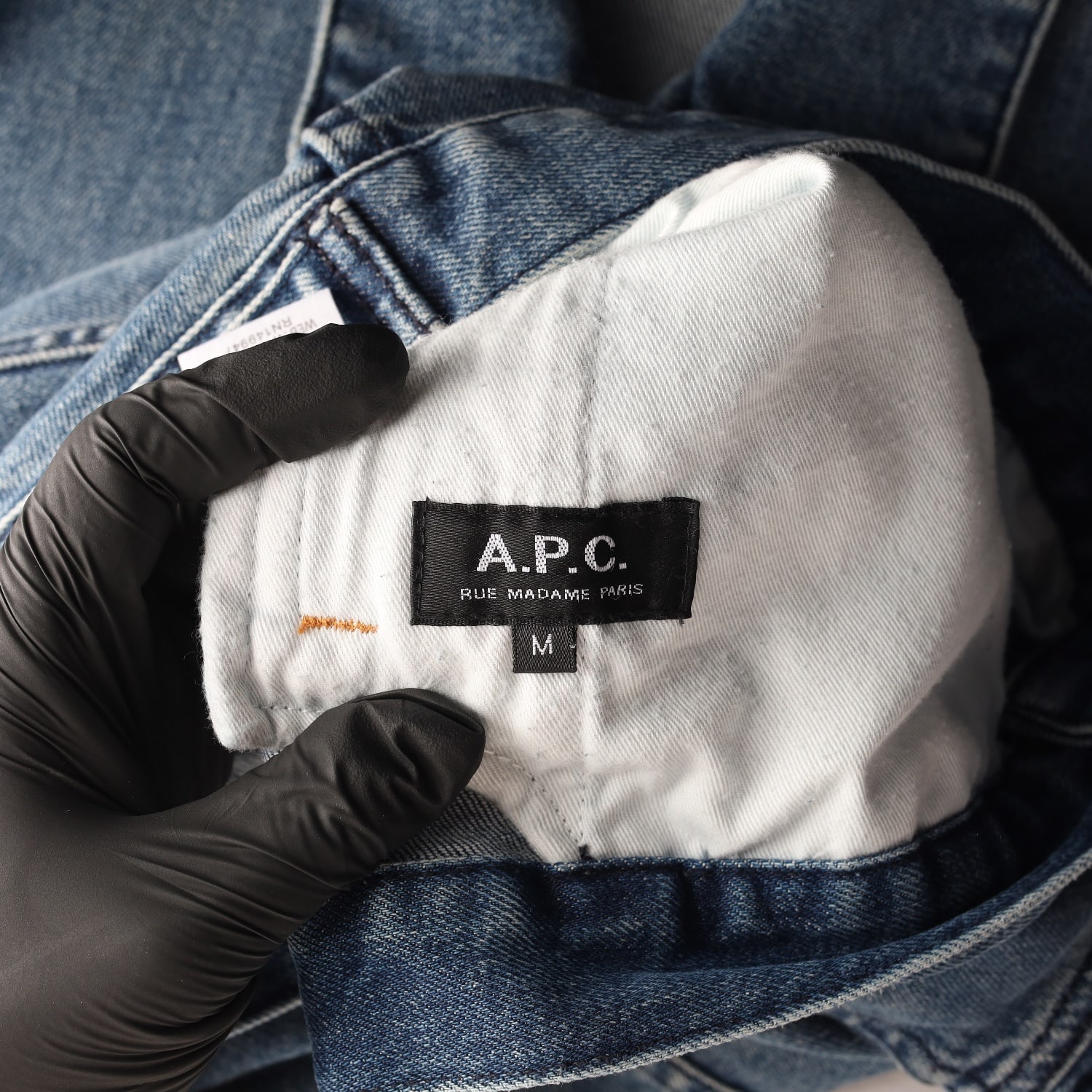 아페쎄 APC 중청 청자켓 데님 재킷 이미지 3