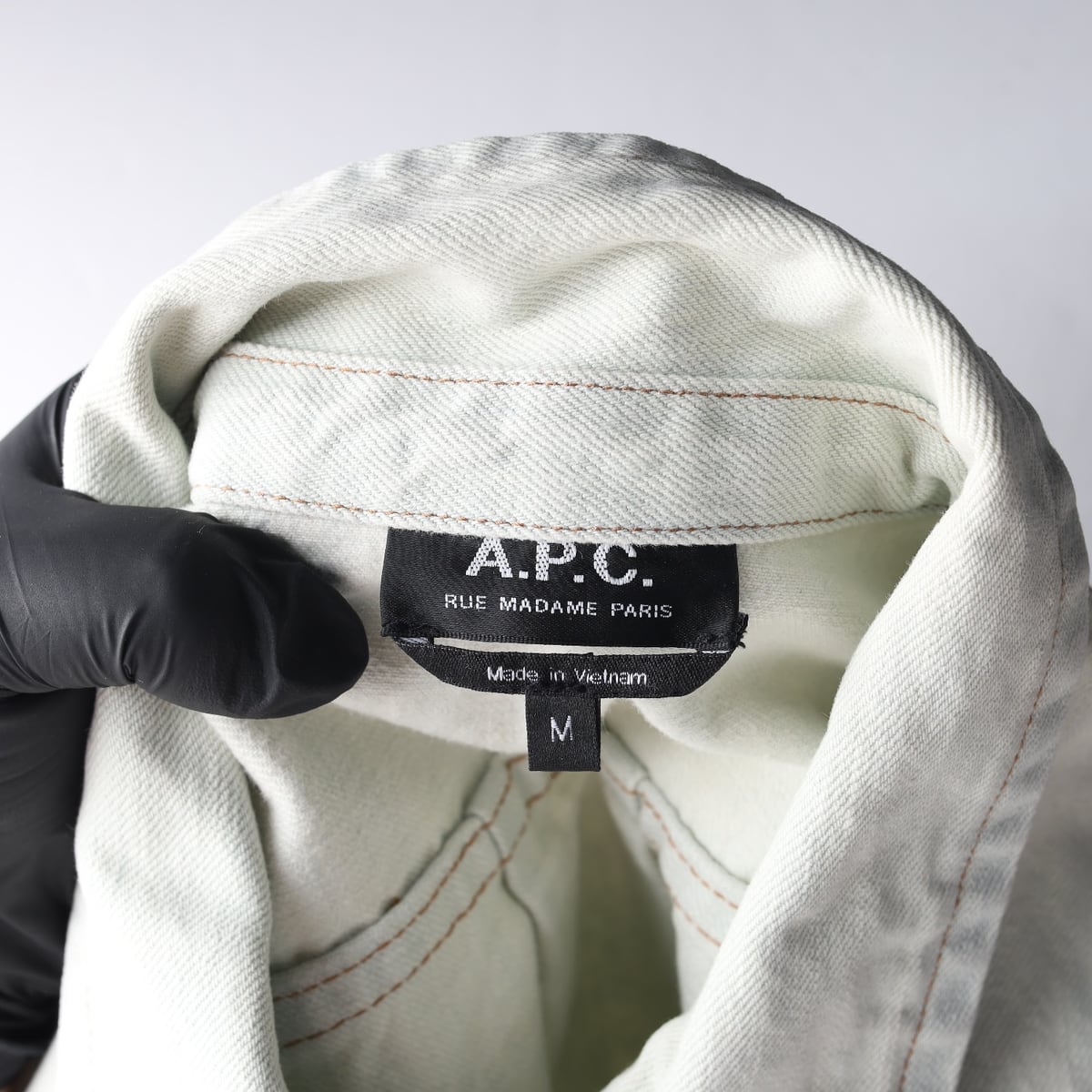 아페쎄 APC 아이스 데님 재킷 청자켓 상세 이미지 3