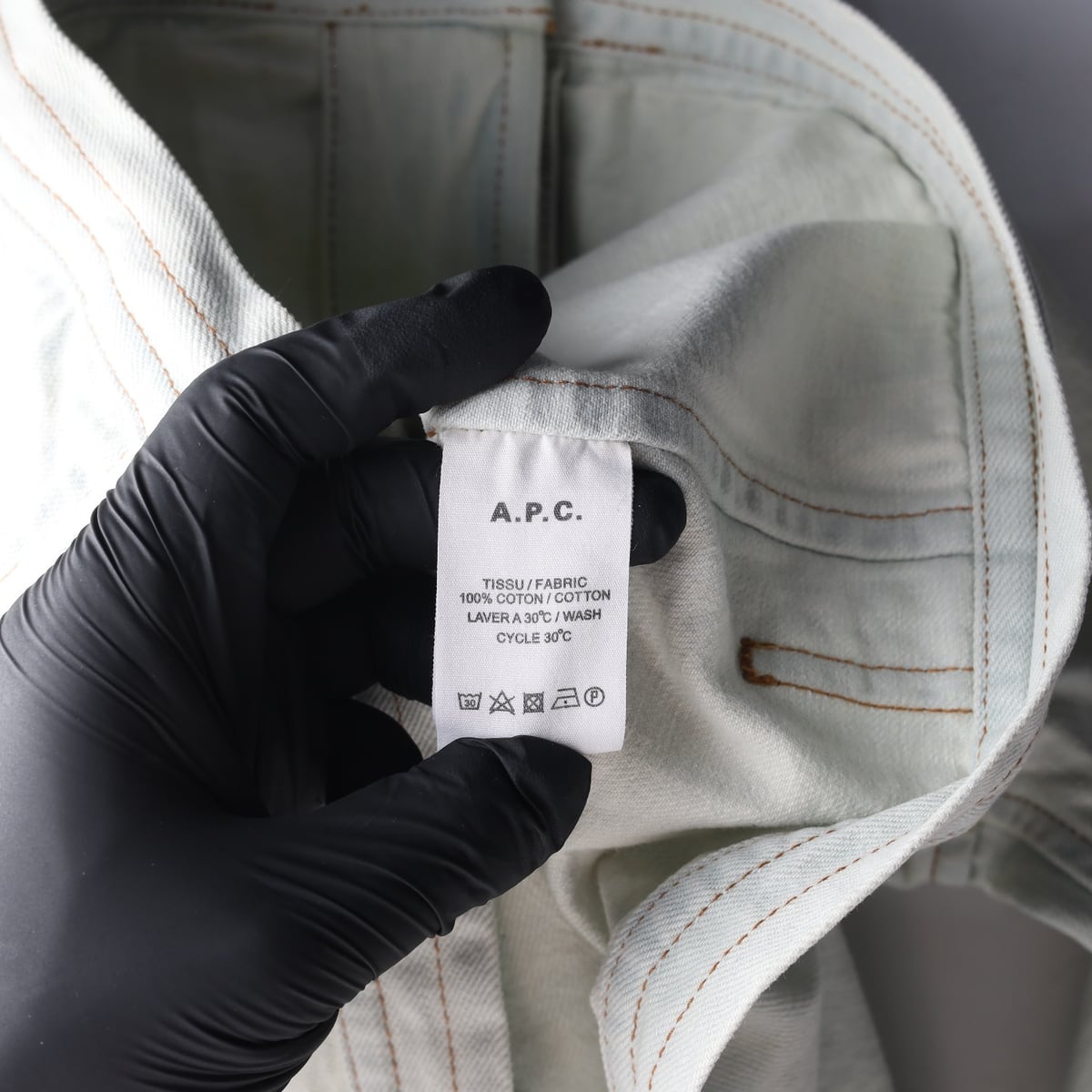 아페쎄 APC 아이스 데님 재킷 청자켓 상세 이미지 4