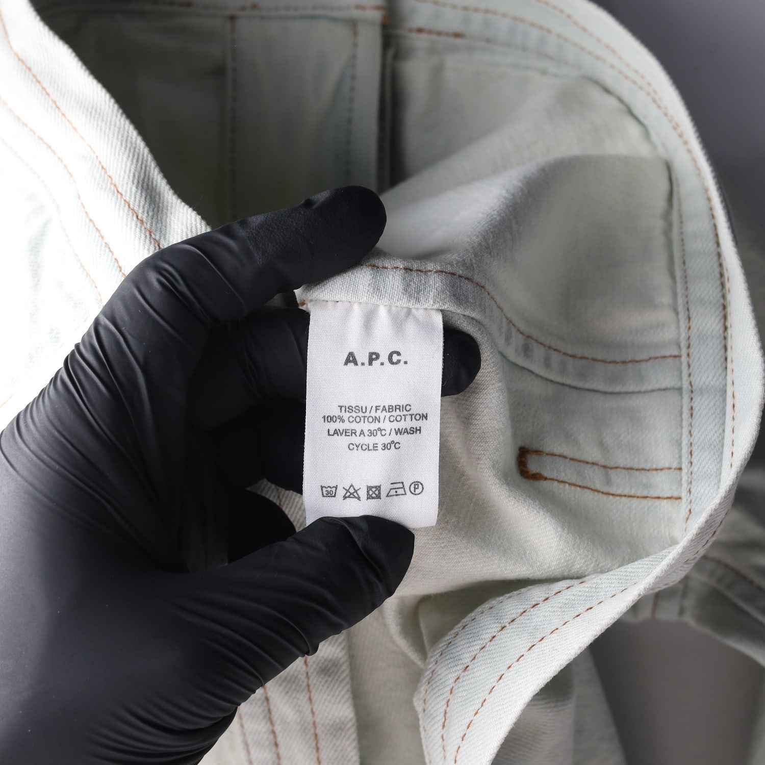 아페쎄 APC 아이스 데님 재킷 청자켓 이미지 4