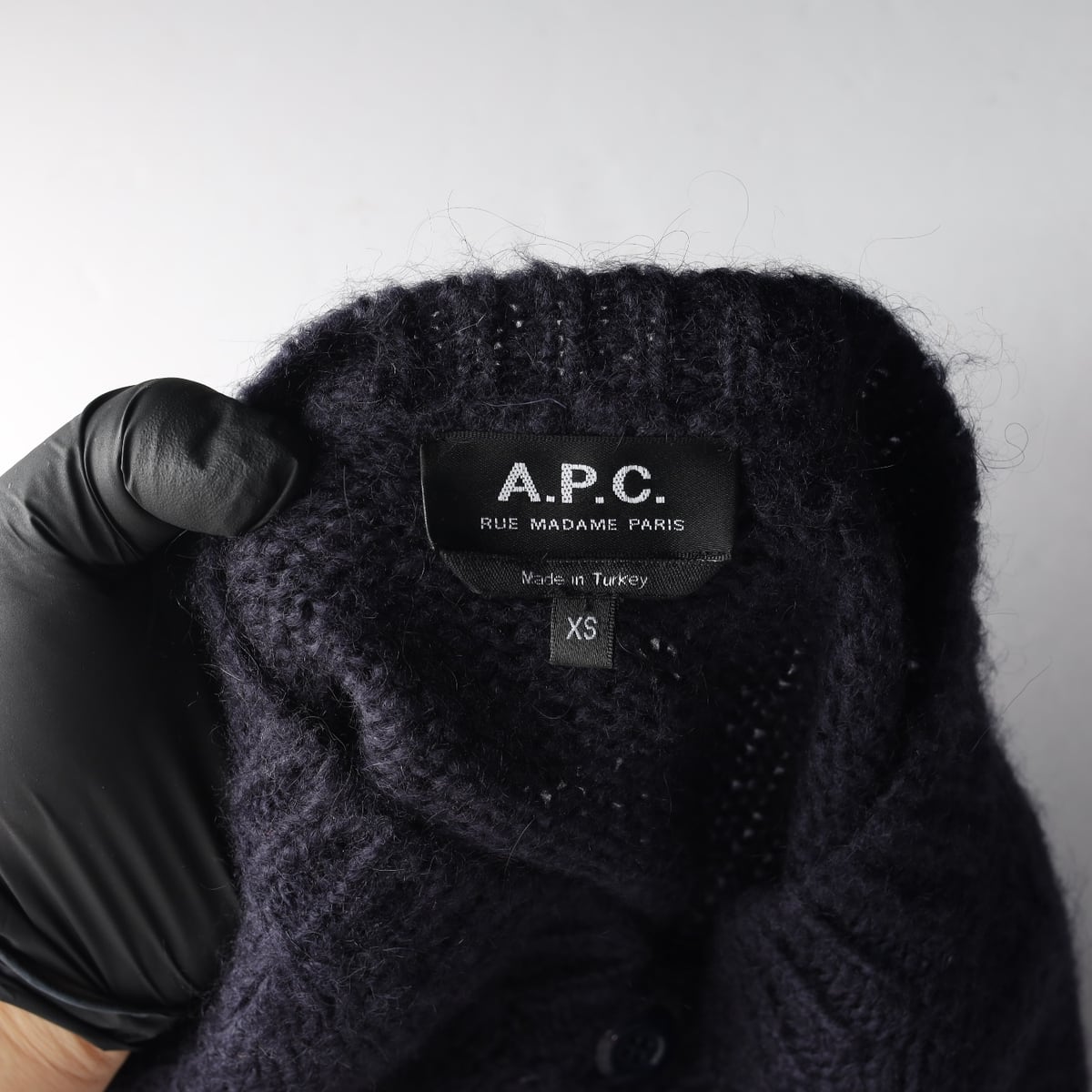 아페쎄 APC 모헤어 블렌드 라운드 니트 가디건 상세 이미지 3