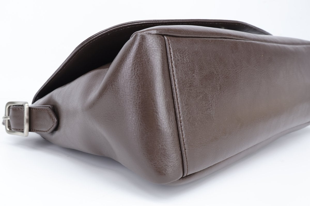 몽드몽드 monde mail bag 숄더백 빈티지 브라운 상세 이미지 5