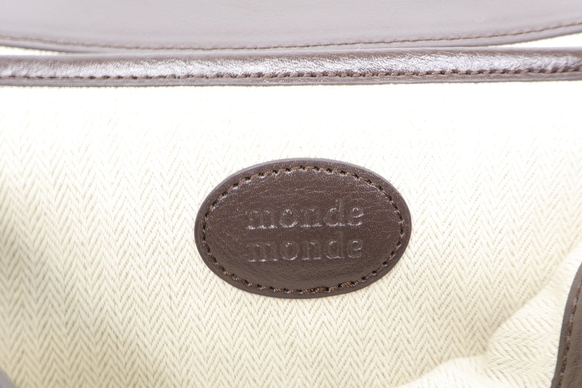 몽드몽드 monde mail bag 숄더백 빈티지 브라운 상세 이미지 8