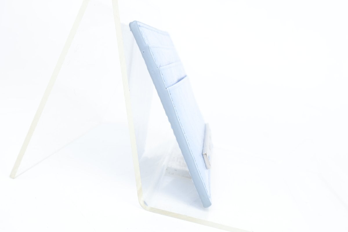 마뗑킴 25FW 글로시 슬림 메탈 카드 홀더  카드 지갑 스카이 블루 상세 이미지 2