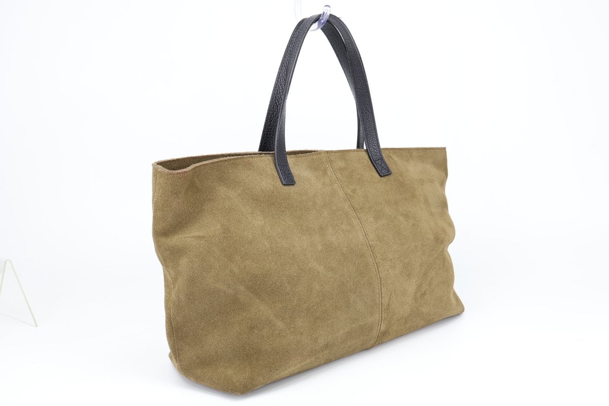 미닛뮤트 25 tote bag 천연소가죽 스웨이드 토트백 믹스베이지 상세 이미지 1