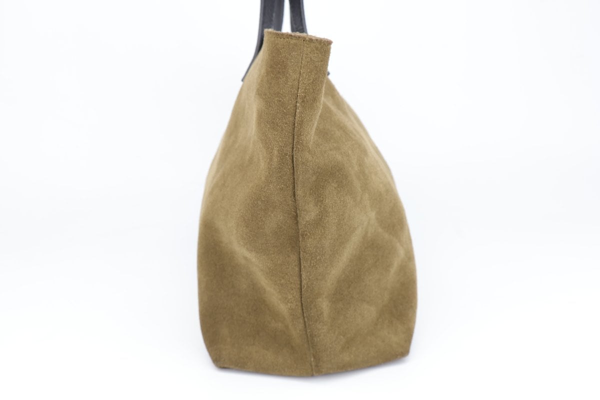 미닛뮤트 25 tote bag 천연소가죽 스웨이드 토트백 믹스베이지 상세 이미지 2