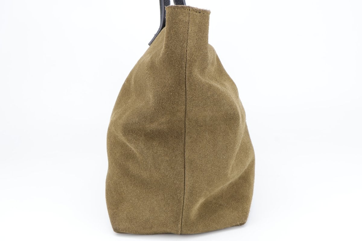 미닛뮤트 25 tote bag 천연소가죽 스웨이드 토트백 믹스베이지 상세 이미지 3