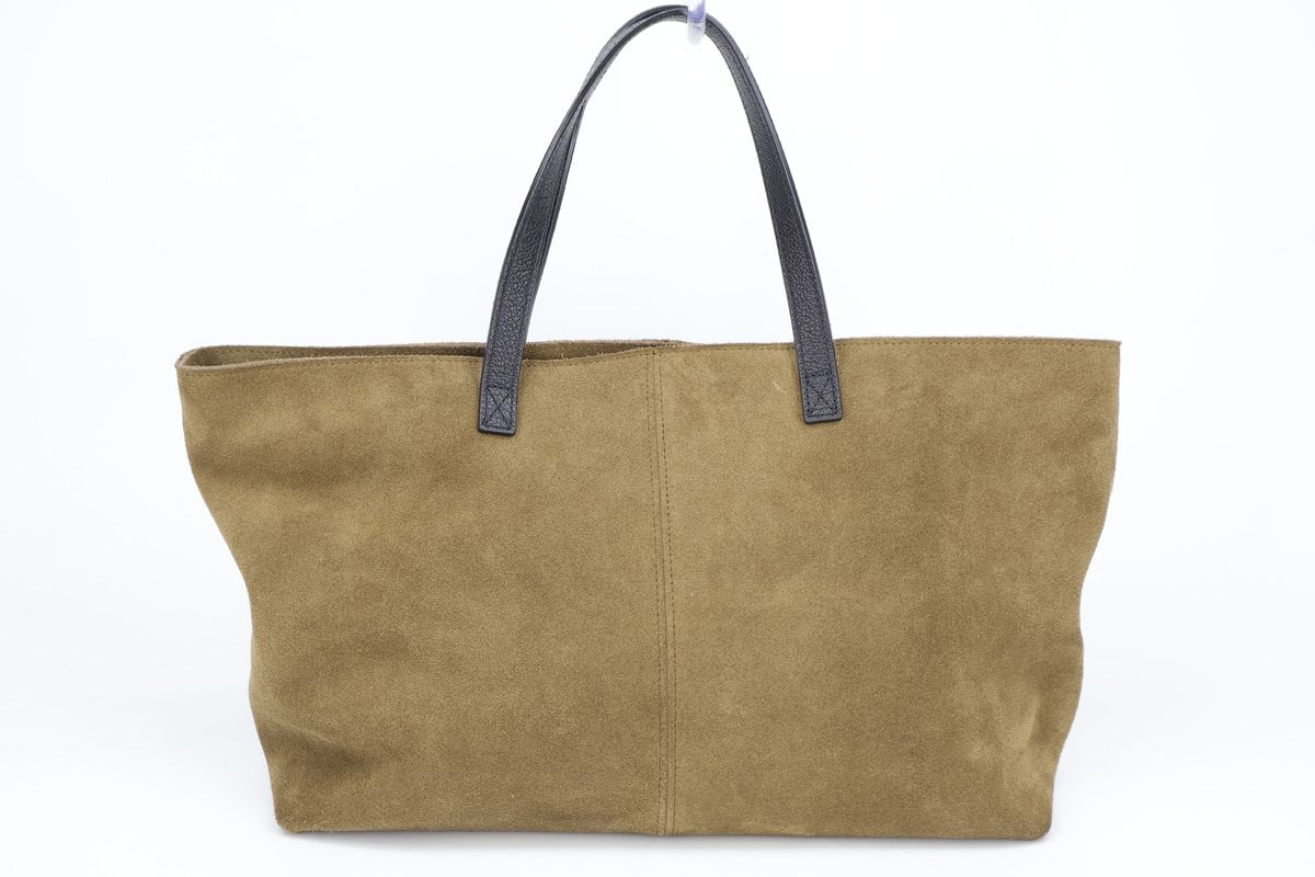 미닛뮤트 25 tote bag 천연소가죽 스웨이드 토트백 믹스베이지 상세 이미지 4