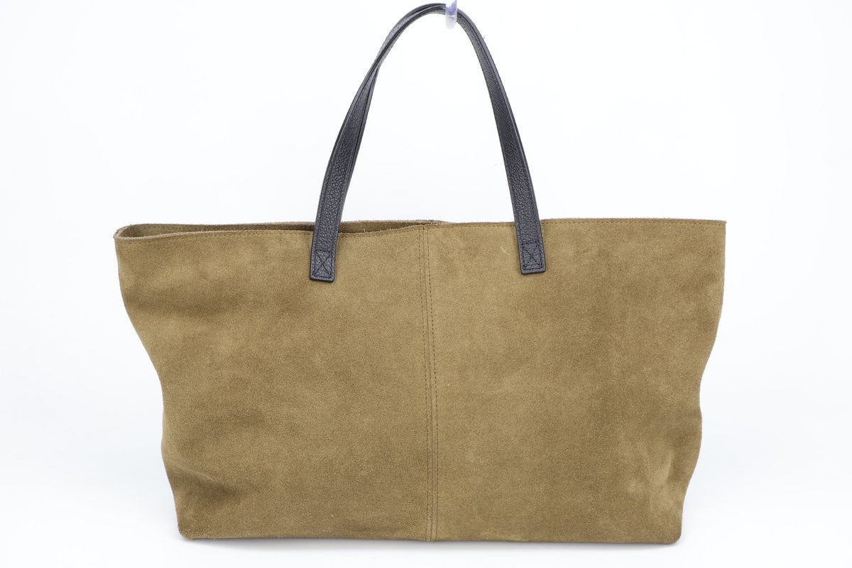 미닛뮤트 25 tote bag 천연소가죽 스웨이드 토트백 믹스베이지 이미지 4