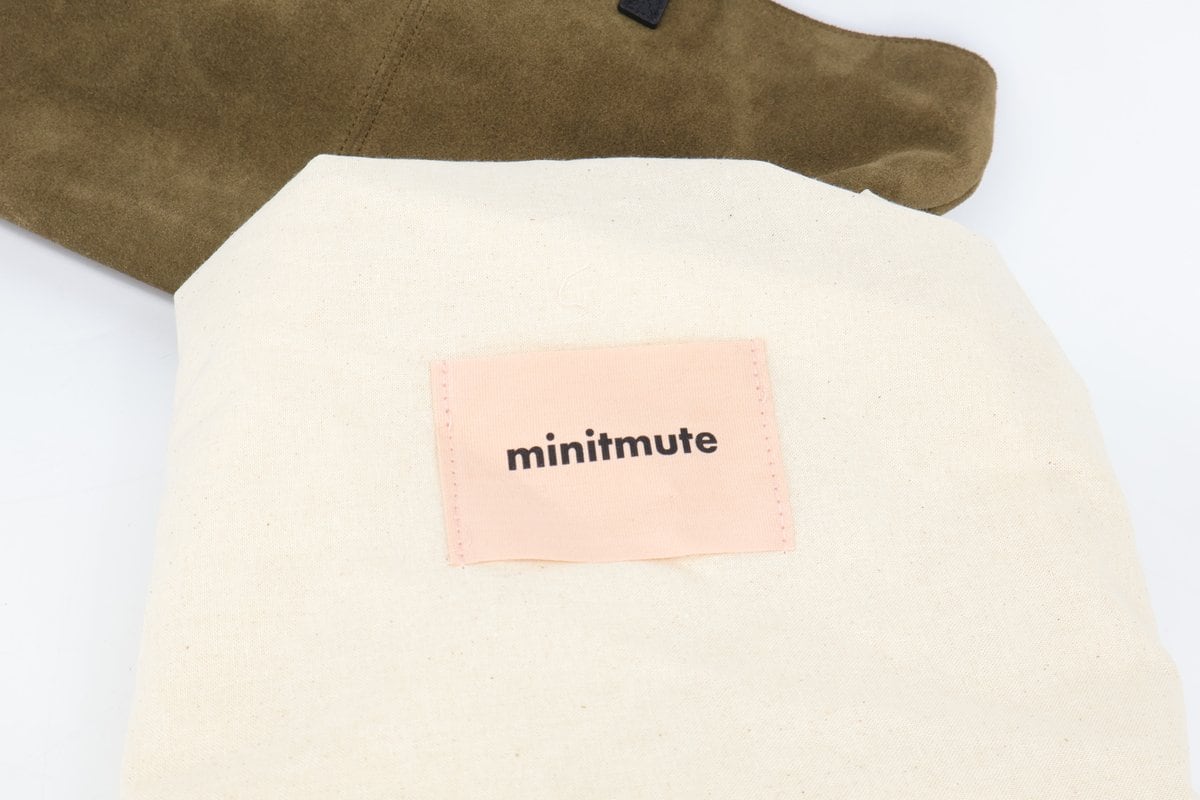 미닛뮤트 25 tote bag 천연소가죽 스웨이드 토트백 믹스베이지 상세 이미지 8